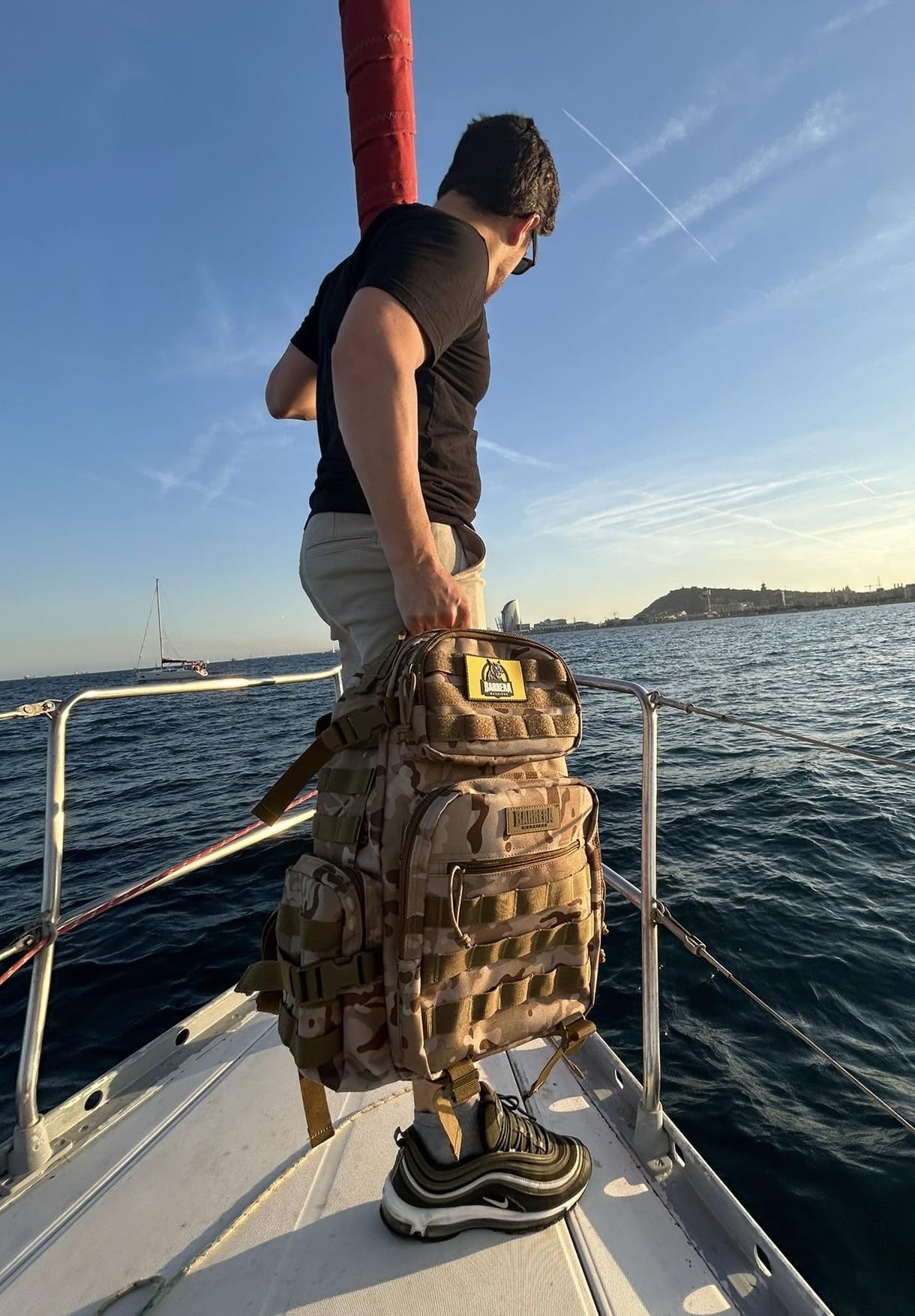 BARRERA warriors-Tactical Backpack .-Military Backpack-Tactical Backpack For Men-Molle Backpack-Tactical Laptop Backpack (MULTICAM CAMO, Medium)