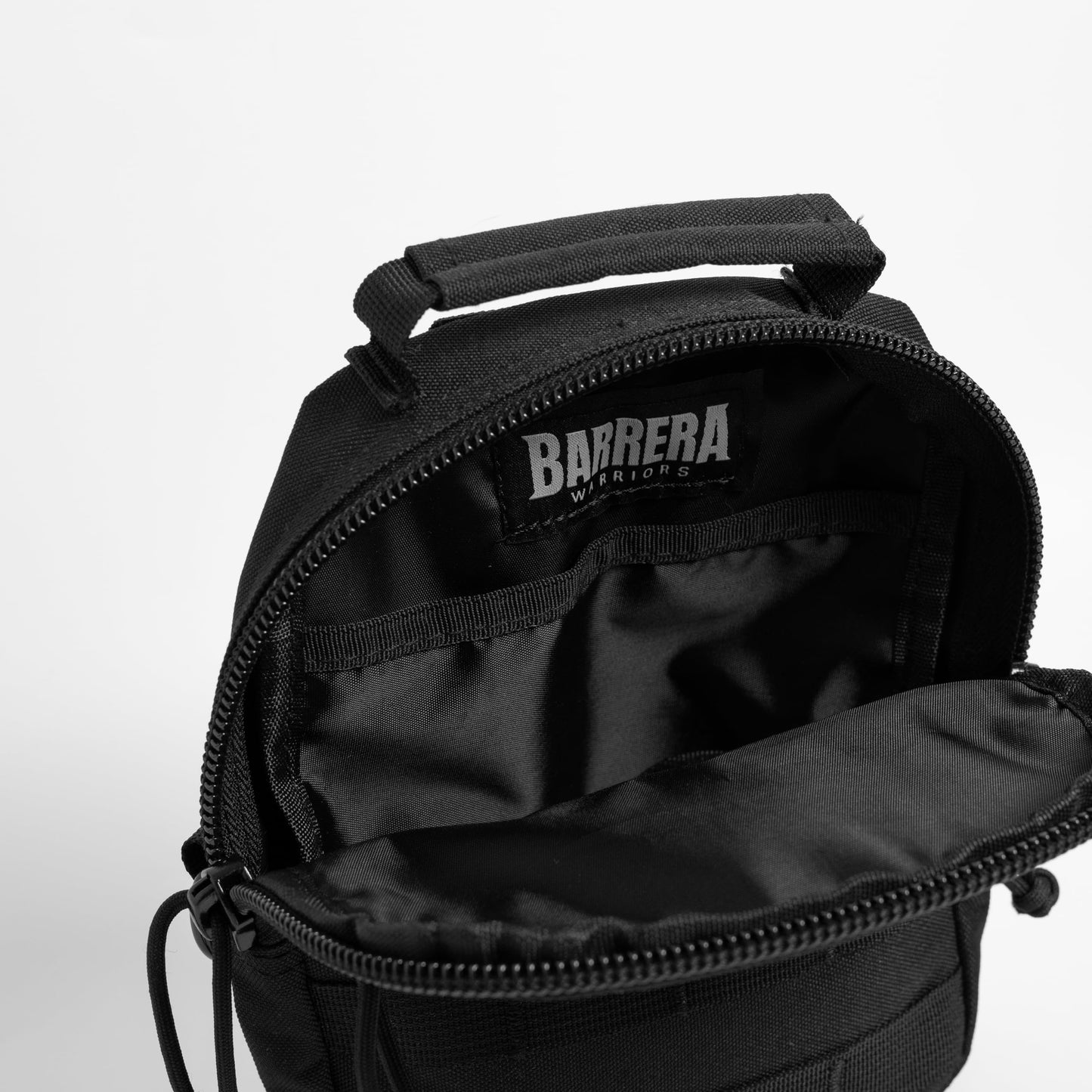 BARRERA warriors- Mini Crossbody bag for men, Handbag Adjustable Bag, Sling bag for men, tactical molle pouch (BLACK, Small)