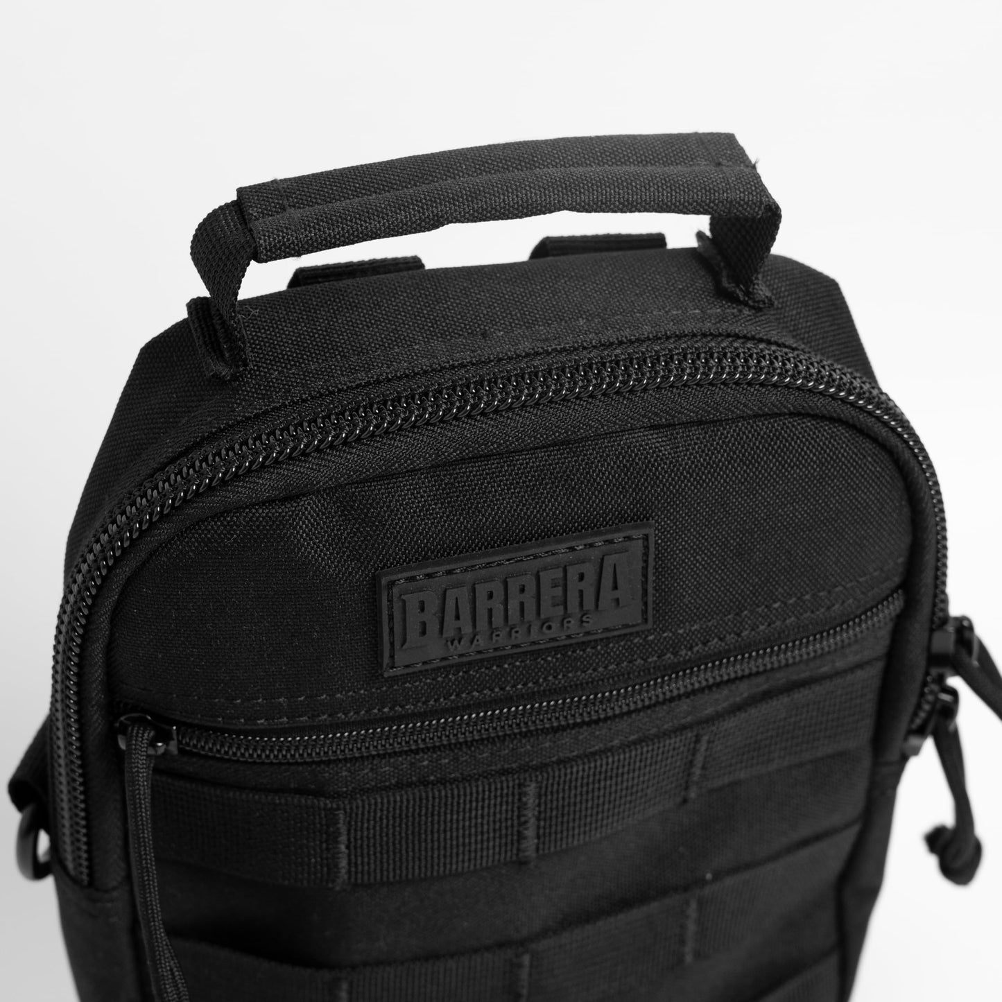 BARRERA warriors- Mini Crossbody bag for men, Handbag Adjustable Bag, Sling bag for men, tactical molle pouch (BLACK, Small)
