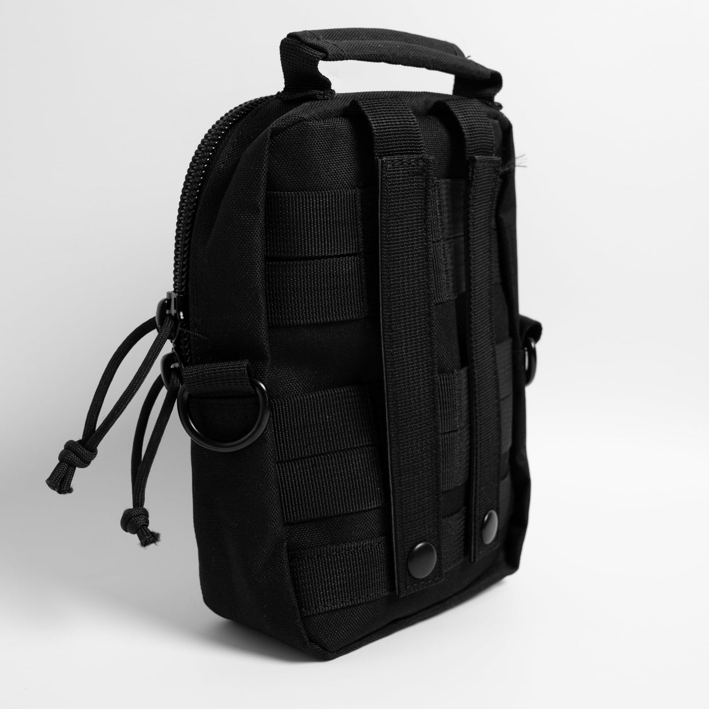 BARRERA warriors- Mini Crossbody bag for men, Handbag Adjustable Bag, Sling bag for men, tactical molle pouch (BLACK, Small)