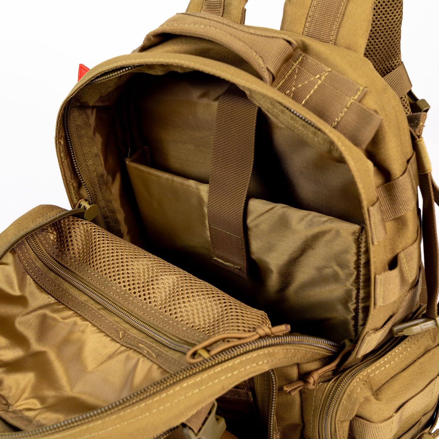 BARRERA warriors-Tactical Backpack .-Military Backpack-Tactical Backpack For Men-Molle Backpack-Tactical Laptop Backpack (COYOTE BROWN 25L)
