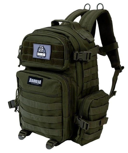 BARRERA warriors- 25l Tactical Backpack - Small Military Backpack-Tactical Backpack For Men-Molle Backpack-Tactical Laptop Backpack. (OLIVE DRAB)