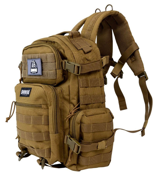 BARRERA warriors-Tactical Backpack .-Military Backpack-Tactical Backpack For Men-Molle Backpack-Tactical Laptop Backpack (COYOTE BROWN 25L)